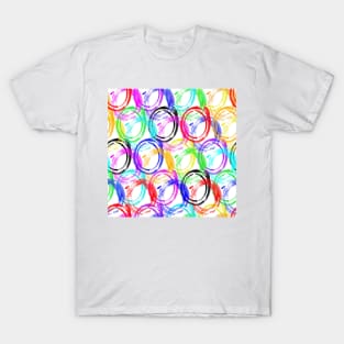 Brush strokes, neon colors T-Shirt